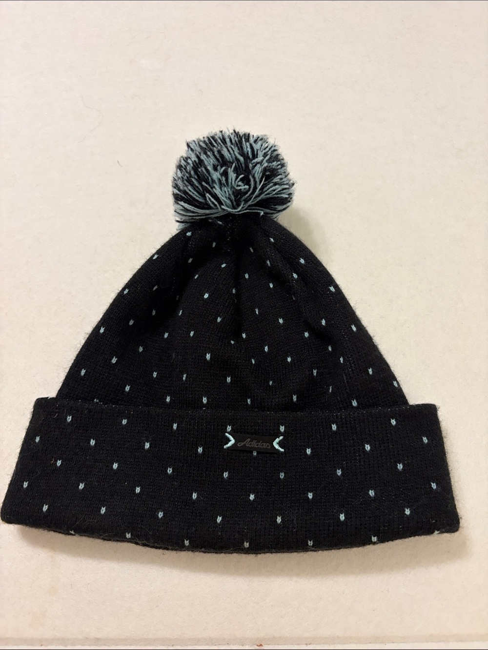 Adidas Black with Blue polkadots